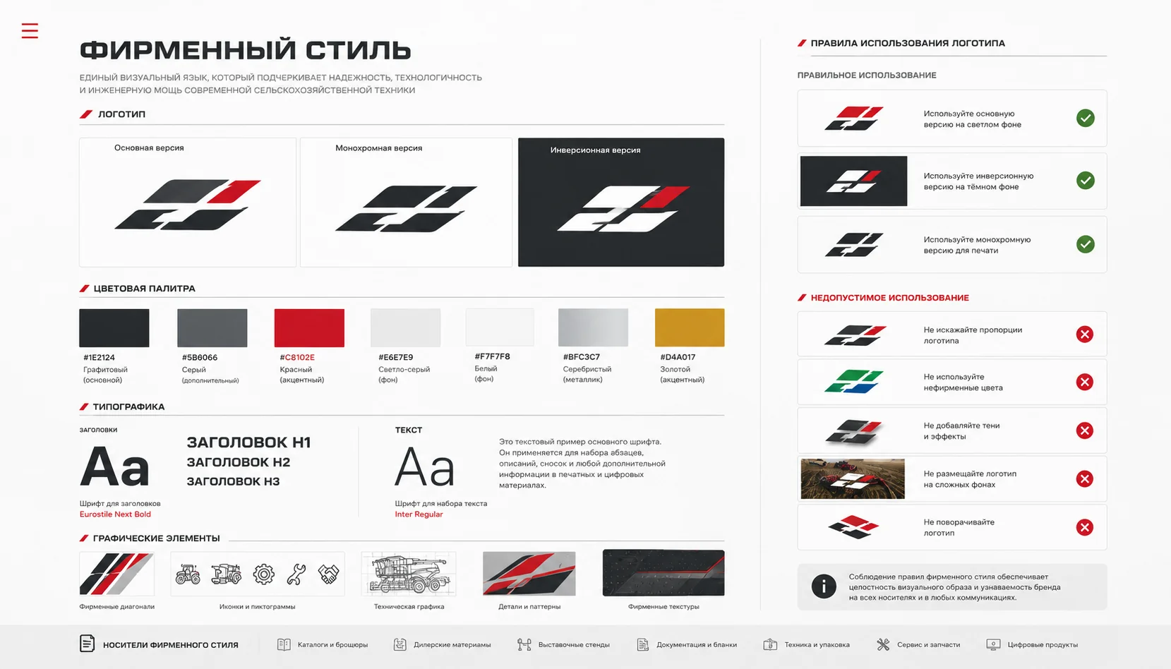 Фирменный стиль для агрокомпаний