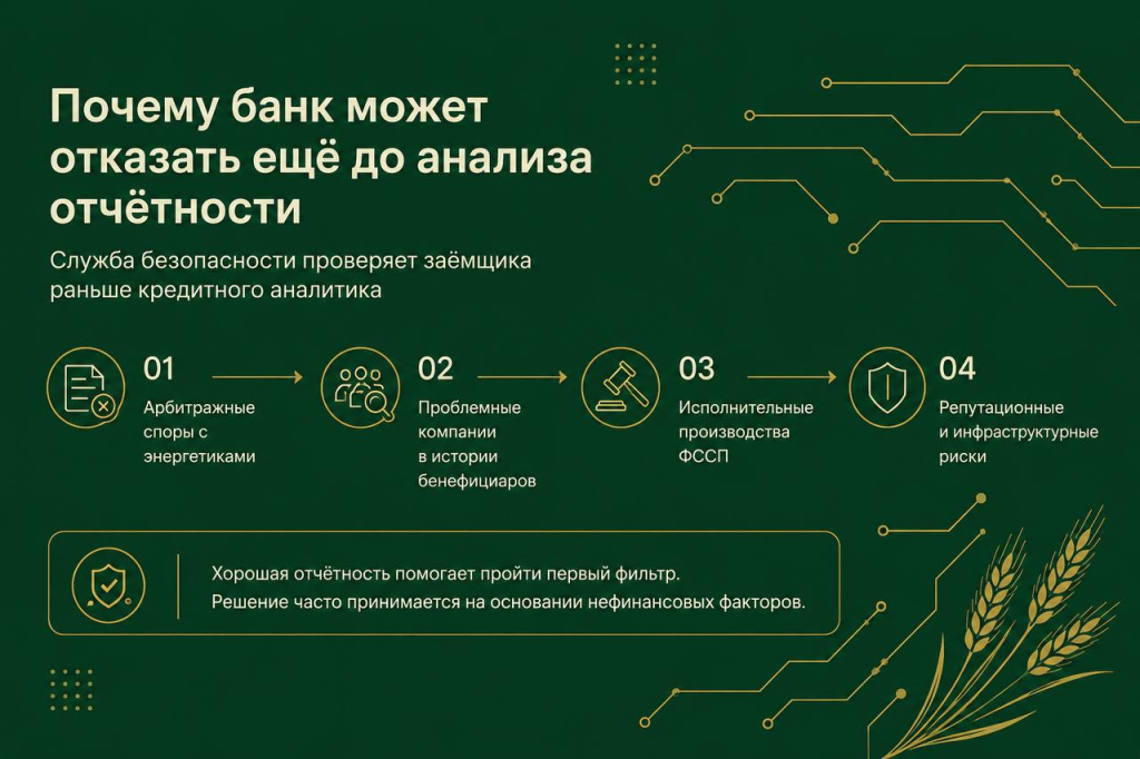Почему банк может отказать ещё до анализа отчётности Почему банк может отказать ещё до анализа отчётности